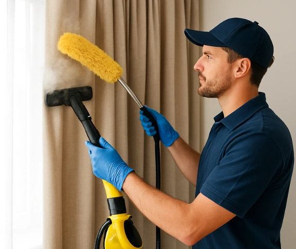 Trusted residential curtain cleaning technician Matty Curtain Cleaning lake-wendouree-vic QLD